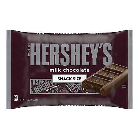 HERSHEYS Milk Chocolate Snack Size - 10.35 Oz