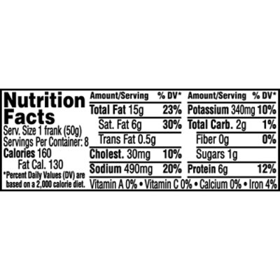 Ball Park Angus Beef Hot Dogs Bun Length - 8 Count - Image 3
