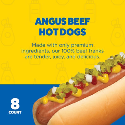 Ball Park Uncured Angus Beef Hot Dogs 8 Count - Image 4