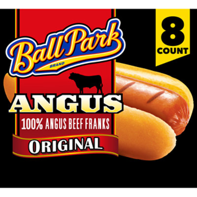 Ball Park Angus Beef Hot Dogs Original - 8 Count