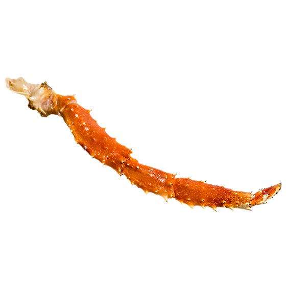 Alaskan King Crab Leg & Claw 16-20 Large Size Cooked Previously Frozen 1 Count - .5 Lb (subject to availability)