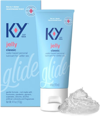 K-Y Jelly Personal Lubricant Water Based - 4 Oz - Image 2