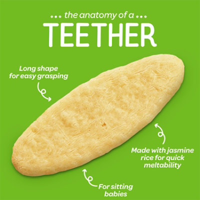 Happy Baby Organics Teether Crackers Blueberry & Purple Carrot - 12-0.14 Oz - Image 2