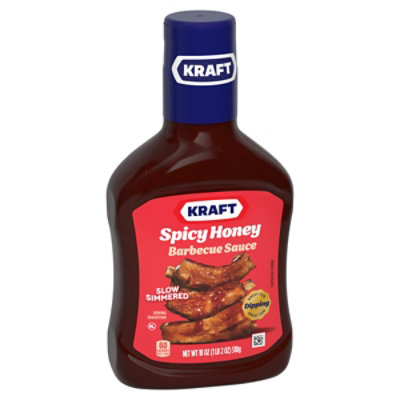 Kraft Spicy Honey Slow-Simmered Barbecue Sauce Bottle - 18 Oz - Image 4