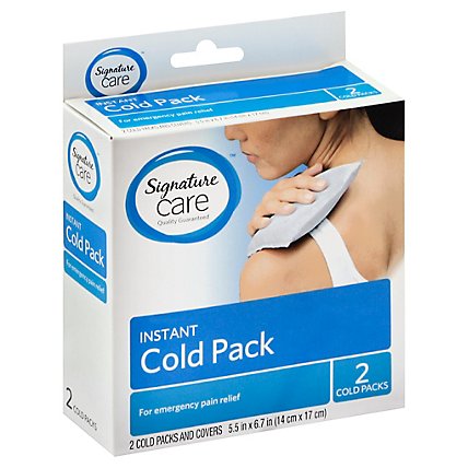 Signature Care Cold Pack Instant Pain Relief - 2 Count - Image 1