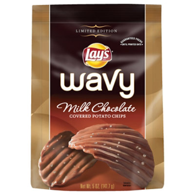 Lays Potato Chips Wavy Milk Chocolate - 5 Oz - Image 3