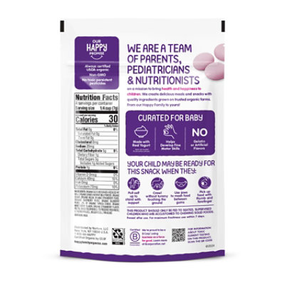 Happy Baby Organics Yogis Freeze-Dried Yogurt & Fruit Snacks Mixed Berry - 8-1 Oz - Image 2