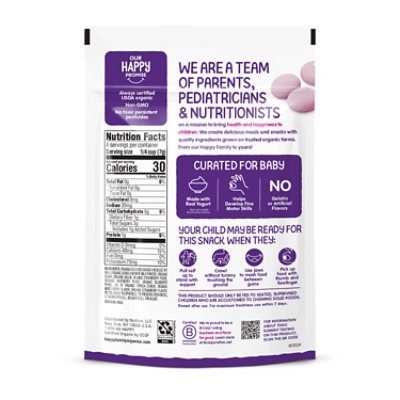 Happy Baby Organic Yogis Freeze-Dried Yogurt & Fruit Snacks Mixed Berry - 8-1 Oz - Image 2