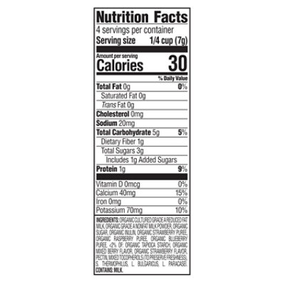 Happy Baby Organics Yogis Freeze-Dried Yogurt & Fruit Snacks Mixed Berry - 8-1 Oz - Image 3