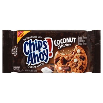 Chips Ahoy! Chunky Cookies Chocolate Chunk Coconut - 10.25 Oz