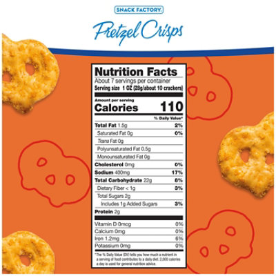 Snack Factory Buffalo Wing Pretzel Crisps - 7.2 Oz - Image 3