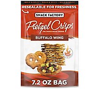 Snack Factory Pretzel Crisps Buffalo Wing - 7.2 Oz