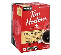 Tim Hortons Coffee K Cup Pods Medium Roast Original Blend - 12-0.37 Oz