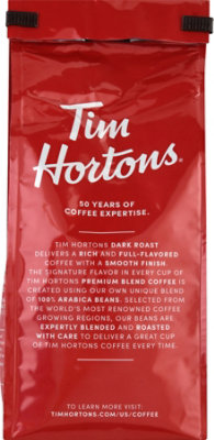 Tim Hortons Coffee Ground Dark Roast - 12 Oz - Image 5