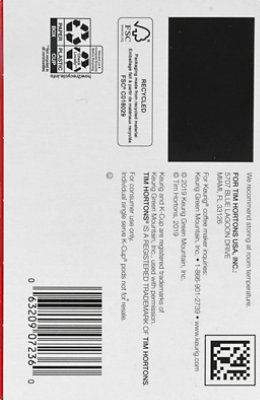 Tim Hortons Coffee K Cup Pods Dark Roast - 12-0.37 Oz - Image 5