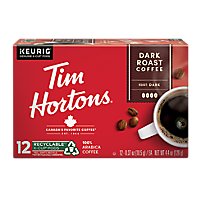 Tim Hortons Coffee K Cup Pods Dark Roast - 12-0.37 Oz - Image 2