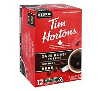 Tim Hortons Coffee K Cup Pods Dark Roast - 12-0.37 Oz