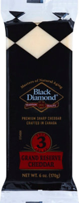 Black Diamond Cheese Bar Cheddar White 2 Year - 6 Oz - Image 2