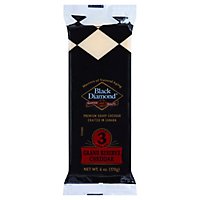 Black Diamond Cheese Bar Cheddar White 2 Year - 6 Oz - Image 1