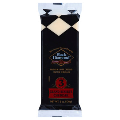 Black Diamond Cheese Bar Cheddar White 2 Year - 6 Oz