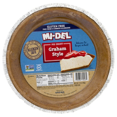 MI-DEL Pie Crust Gluten Free Graham Style - 7.1 Oz - Image 3