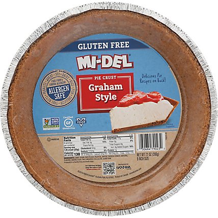MI-DEL Pie Crust Gluten Free Graham Style - 7.1 Oz - Image 2