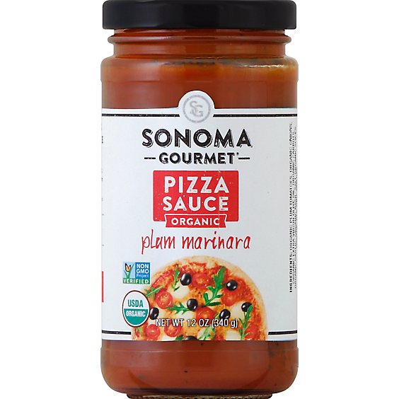 Sonoma Gourmet Pasta Sauce Plum Tomato Marinara Jar - 25 Oz