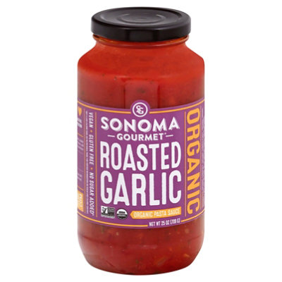Sonoma Gourmet Pasta Sauce Roasted Garlic Jar - 25 Oz - Image 3