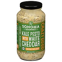 Sonoma Gourmet Pasta Sauce Kale Pesto with White Cheddar Jar - 25 Oz - Image 3