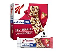 Special K Chew Snack Bars 90 Calories Per Bar Red Berries 6 Count - 5.28 Oz