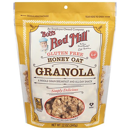 Bob's Red Mill Gluten Free Honey Oat Granola - 12 Oz - Image 2