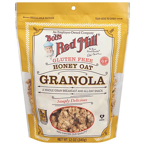 Bob's Red Mill Gluten Free Honey Oat Granola - 12 Oz