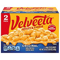 Velveeta Shells & Cheese Original Shell Pasta & Cheese Sauce Meal 2 Count Box - 12 Oz - Image 5