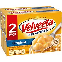 Velveeta Shells & Cheese Original Shell Pasta & Cheese Sauce Meal 2 Count Box - 12 Oz - Image 3