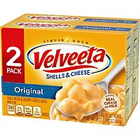 Velveeta Shells & Cheese Original Shell Pasta & Cheese Sauce Meal 2 Count Box - 12 Oz - Image 4