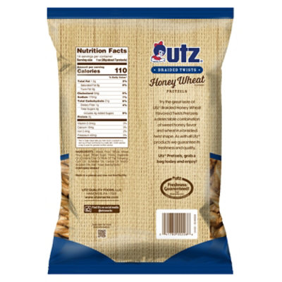 Utz Pretzel Braided Twists Honey Wheat - 14 Oz - Image 6