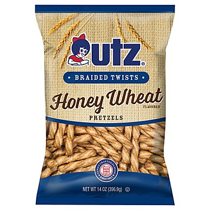Utz Pretzel Braided Twists Honey Wheat - 14 Oz - Image 2