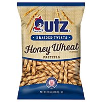 Utz Pretzel Braided Twists Honey Wheat - 14 Oz - Image 1