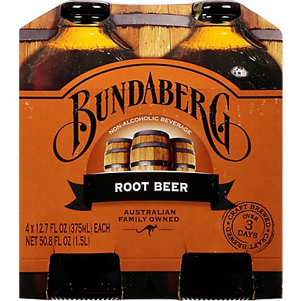 Bundaberg Root Beer - 4-12.7 Fl. Oz. - Image 2