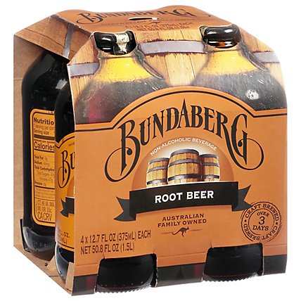 Bundaberg Root Beer - 4-12.7 Fl. Oz. - Image 1