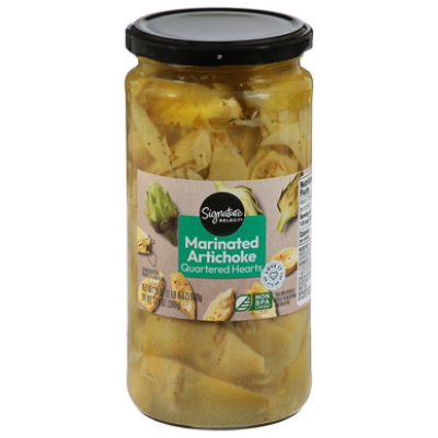 Signature SELECT Artichoke Hearts Marinated Quartered - 24 Oz - Image 3