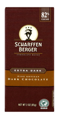 Scharffen Berger Dark Chocolate Extra Dark - 3 Oz - Image 8