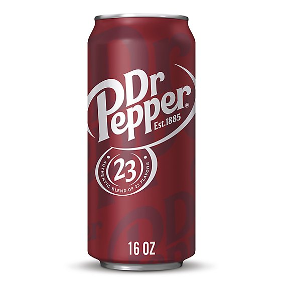 Dr Pepper Soda In Can - 16 Fl. Oz.
