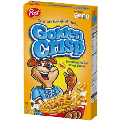 Post Golden Crisp Sweetened Puffed Wheat Breakfast Cereal - 14.75 Oz - Image 5