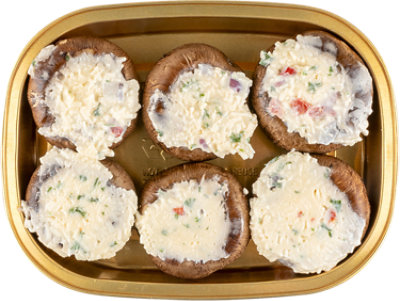 ReadyMeals Smoked Gouda Stuffed Mushrooms Ready2Heat - 6 Count