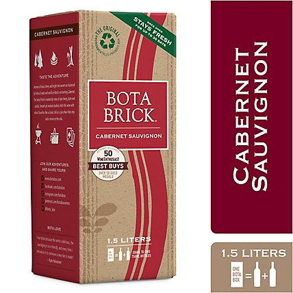 Bota Brick Wine Cabernet Sauvignon - 1.5 Liter - Image 1