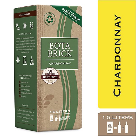 Bota Brick Chardonnay Wine - 1.5 Liter