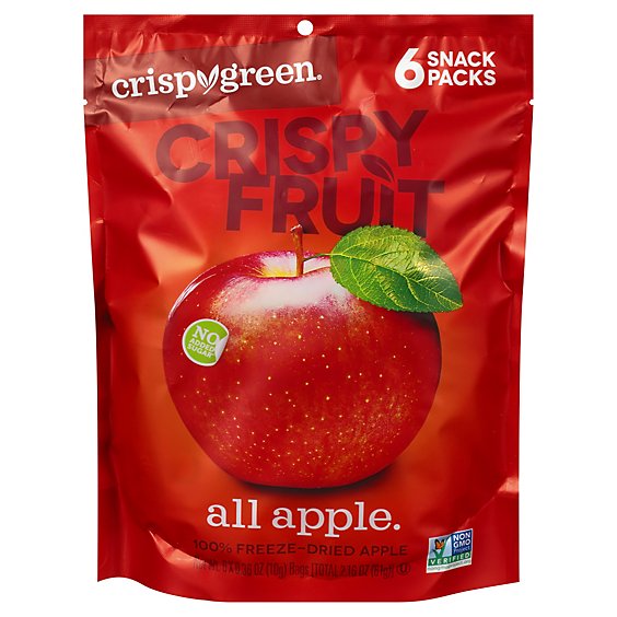 Crispy Green Crispy Fruit Apple - 6-0.36 Oz