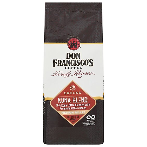 Don Francisco's Family Reserve Kona Blend Medium Roast Ground Coffee - 10 Oz