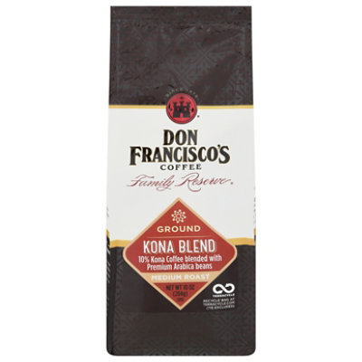 Don Francisco's Family Reserve Kona Blend Medium Roast Ground Coffee - 10 Oz - Image 1
